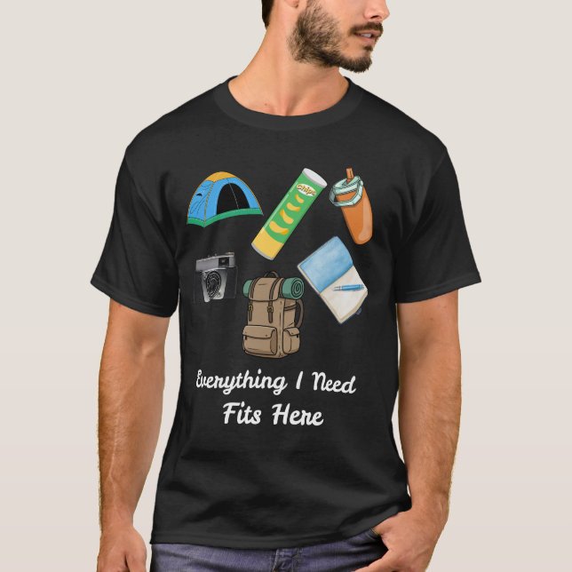 Camiseta Tudo o que Preciso Cabe Aqui (Frente)