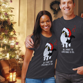 Camiseta Tudo O Que Quero É Gato De Natal