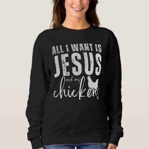 Camiseta Tudo o que Quero É Jesus e Minhas Galinhas Humor C