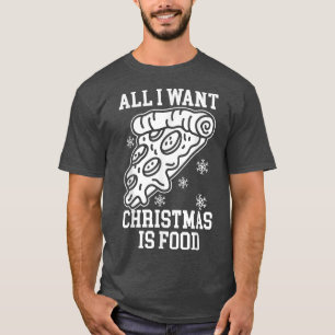 Camiseta Tudo O Que Quero É Pizza Engraçada Comida Chris