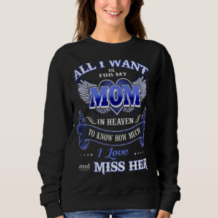 Camiseta Tudo O Que Quero É Que Minha Mãe No Céu Eu Amo E S