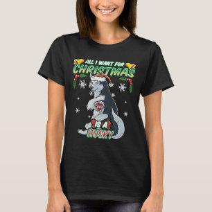 Camiseta Tudo O Que Quero É Um Pai Rouco Do Pai Natal.