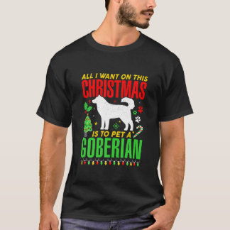 Camiseta Tudo O Que Quero Neste Natal É Pôr Um GOBERIANO
