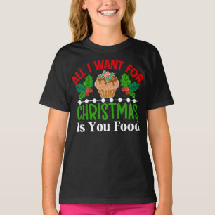 Camiseta Tudo o que quero no Natal é a sua Comida 83543
