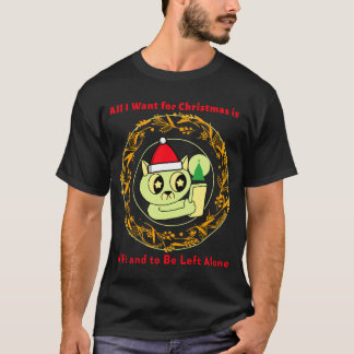 Camiseta Tudo o que quero para o Natal é... WiFi e a ser de