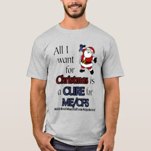 Camiseta Tudo O Que Quero Para O Natal/Santa...ME/CFS
