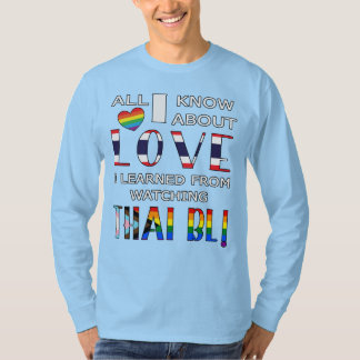Camiseta Tudo o que sei sobre amor eu aprendi assistindo Th