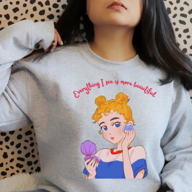 Camiseta Tudo O Que Vejo É Mais Bonito - A Trendência É A (Everything I See Is More Beautiful - Trendy Aesthetic Design for T-Shirts and Accessories)