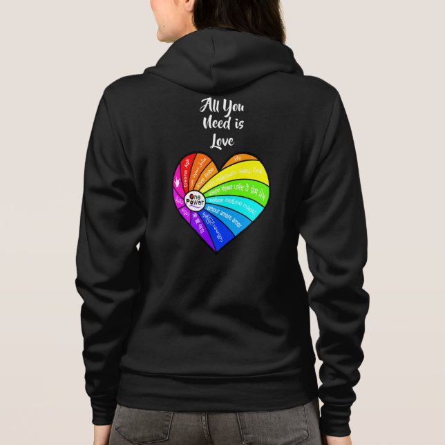 Camiseta Tudo o que Você Precisa é Amor (Verso)