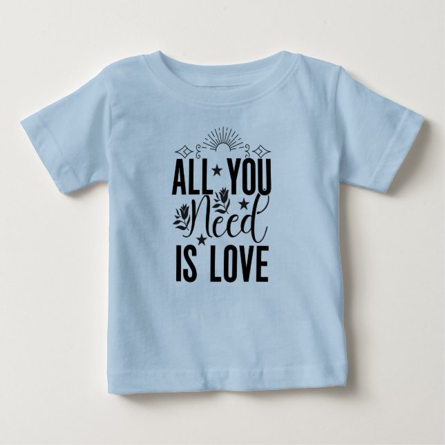 Camiseta Tudo o que Você Precisa é Amor-20230 (Frente)