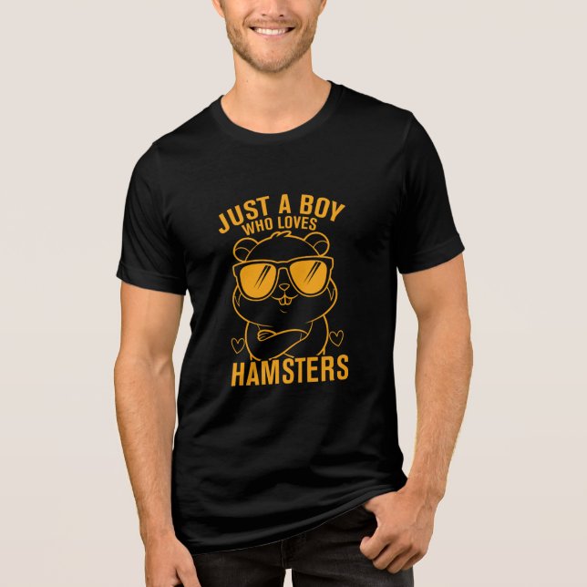 Camiseta Tudo o que Você Precisa É Amor de Hamster (Frente)