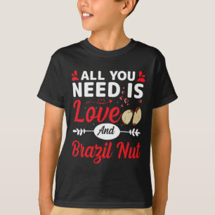 Camiseta Tudo o que Você Precisa É Amor E Dia dos Namorados