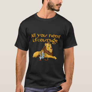 Camiseta Tudo O Que Você Precisa É Do Feiticeiro De Coragem