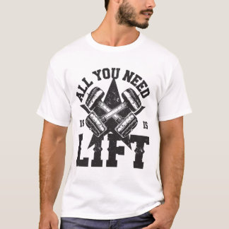 Camiseta Tudo o que Você Precisa É Levantar – Motivação de