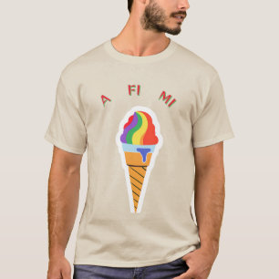 Camiseta Tudo para mim cone de sorvete