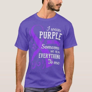 Camiseta Tudo Para Mim Epilepsia Dia Púrpura Epilação de Fi