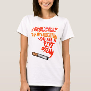 Camiseta tudo para o jogo e a citação dos sonhos de um cano