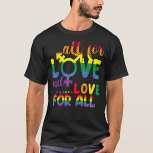 Camiseta Tudo Por Amor E Amor Por Todo Orgulho LGBT