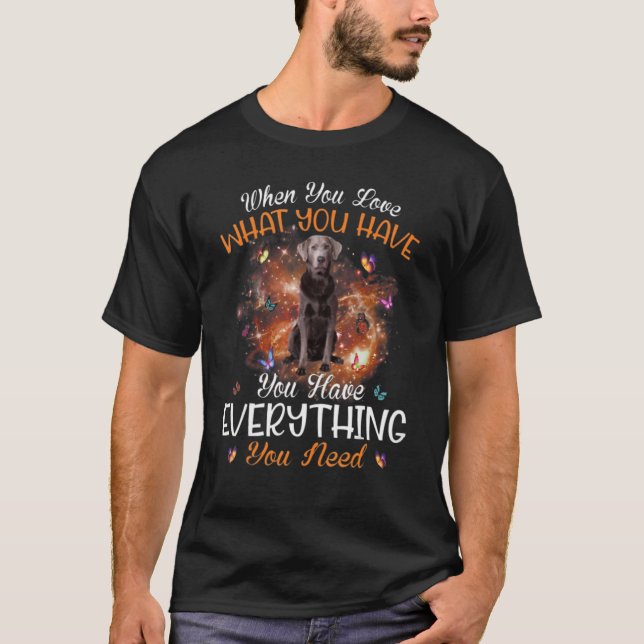 Camiseta Tudo precisa de Labrador 3 (Frente)