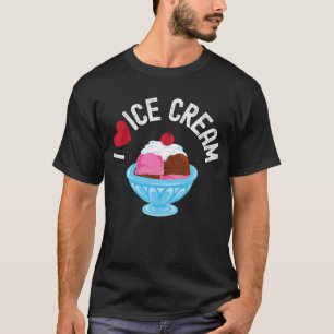 Camiseta Tudo Que Eu Amo É Sorvete