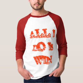 Camiseta Tudo que eu faço é Raglan da vitória