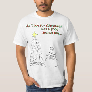 Camiseta Tudo que eu obtive para o Natal era um bom menino