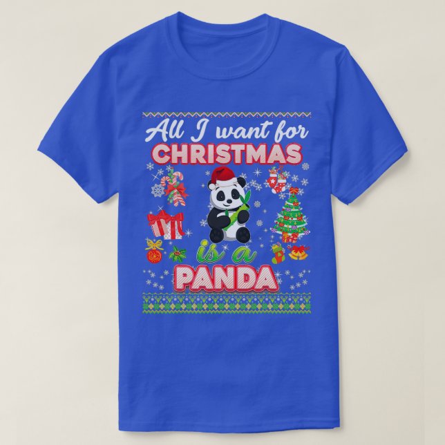 Camiseta Tudo Que Eu Quero É Um Uglyer De Panda (Frente do Design)