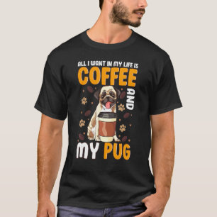 Camiseta Tudo Que Eu Quero Na Minha Vida É Café E A Minha C