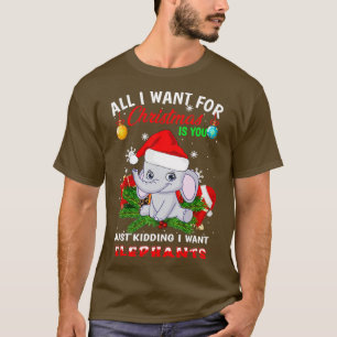 Camiseta Tudo que eu quero para o Natal é que você está bri