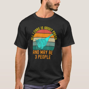 Camiseta Tudo que me importa é sobre massa Comida italiana