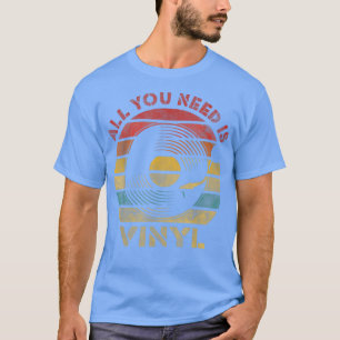 Camiseta Tudo que precisa é do Vinyl Retro Record Vintage M