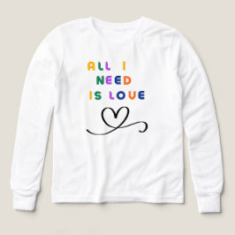 Camiseta Tudo que preciso é amor