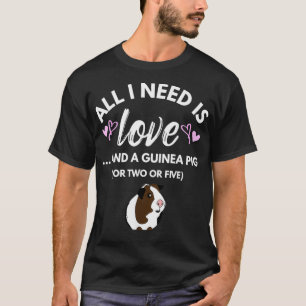 Camiseta Tudo que preciso é amor e guincho Custa Engraçad