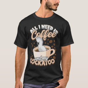 Camiseta Tudo Que Preciso É Café E Meu Guarda-Chuva De Páss