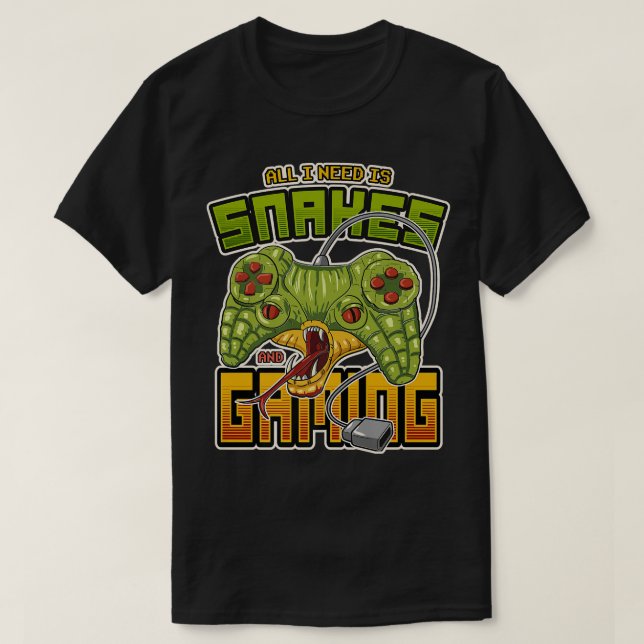 Camiseta Tudo Que Preciso É De Cobras E Rep De Jogo De Cobr (Frente do Design)