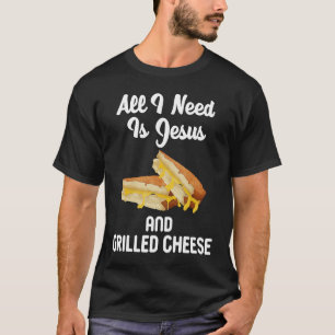 Camiseta Tudo que preciso é de Jesus grelhado