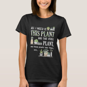 Camiseta Tudo Que Preciso É Desta Paisagem Florista Do Jard