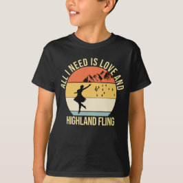 Camiseta Tudo que preciso é do amor e do presente da Highla