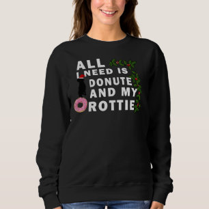 Camiseta Tudo Que Preciso É Donute E Meu Rottie
