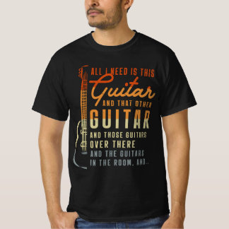 Camiseta Tudo Que Preciso É Que Este Jogador De Violão Ofer