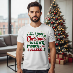 Camiseta Tudo Que Quero no Natal