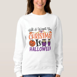 Camiseta Tudo Que Quero No Natal É O Halloween