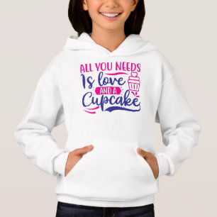 Camiseta Tudo que você precisa é amor e Cupcake