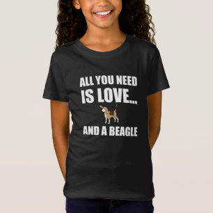 Camiseta Tudo que você precisa é amor e um cão do lebrei