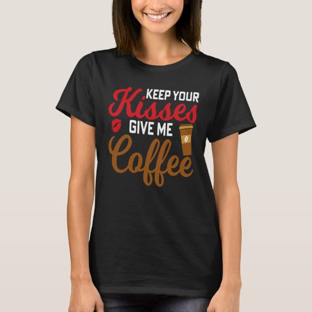 Camiseta Tudo que você precisa é de amor e algum café valen (Frente)
