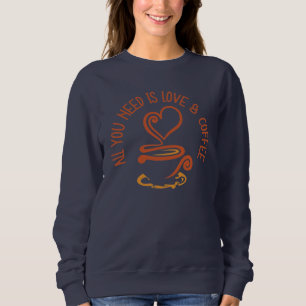 Camiseta Tudo Que Você Precisa É De Amor E Café
