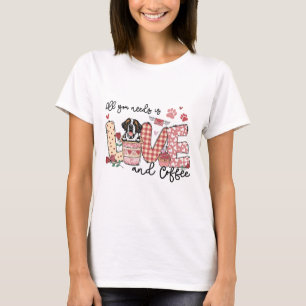 Camiseta Tudo Que Você Precisa É De Amor, Santo Bernard E C