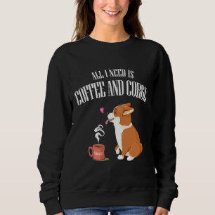 Camiseta Tudo Que Você Precisa É De Corgi E Café.
