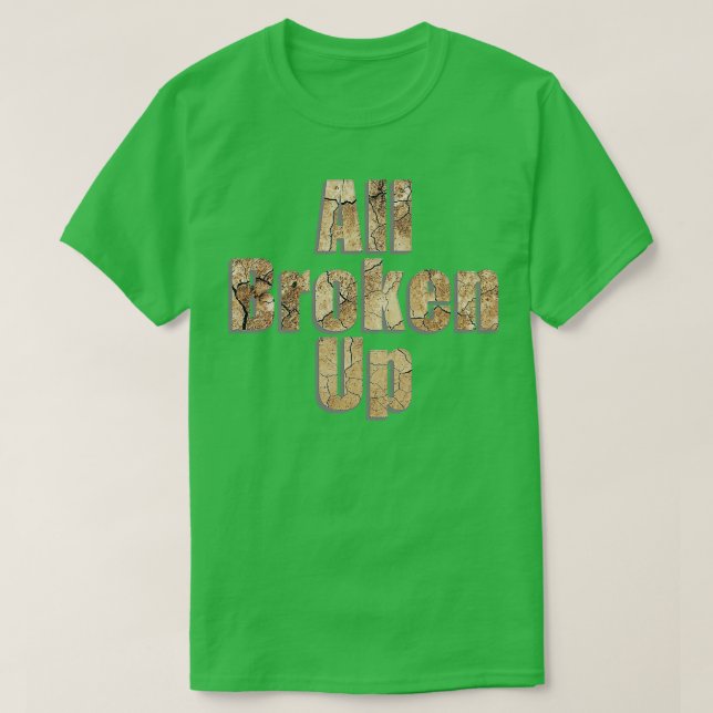 Camiseta Tudo Quebrado (Frente do Design)