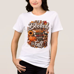 Camiseta Tudo Reservado para o Outono, Leitura Aconchegante